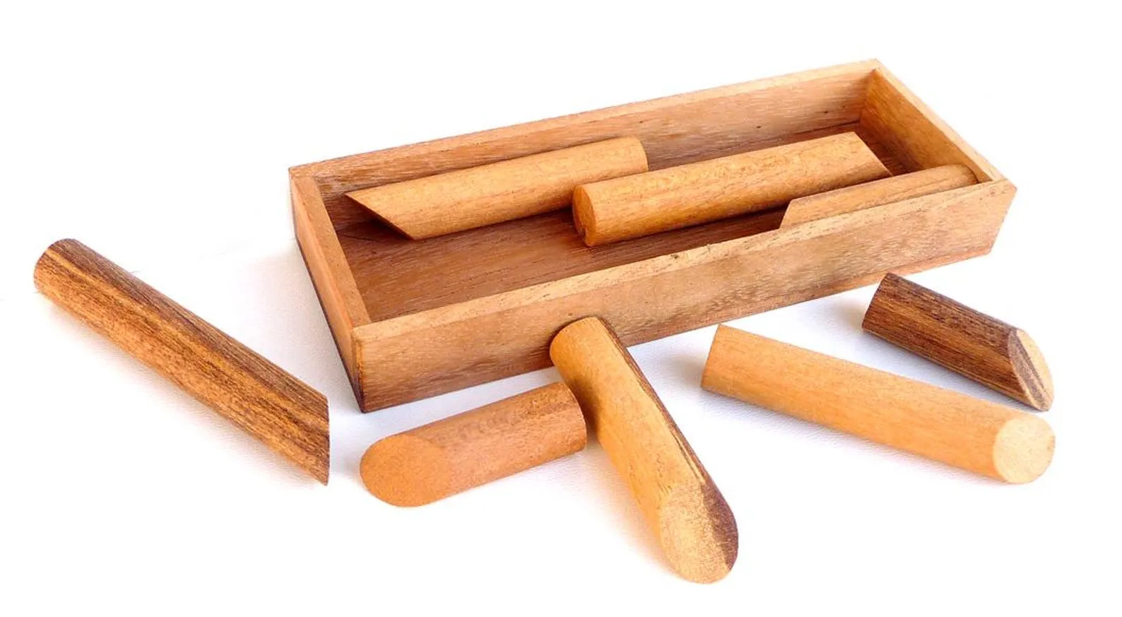 Cigar Box Sliding Wooden Puzzle For Coffee Table Display