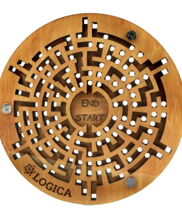 Pluto Wooden Secret Maze Puzzle Decorative Object