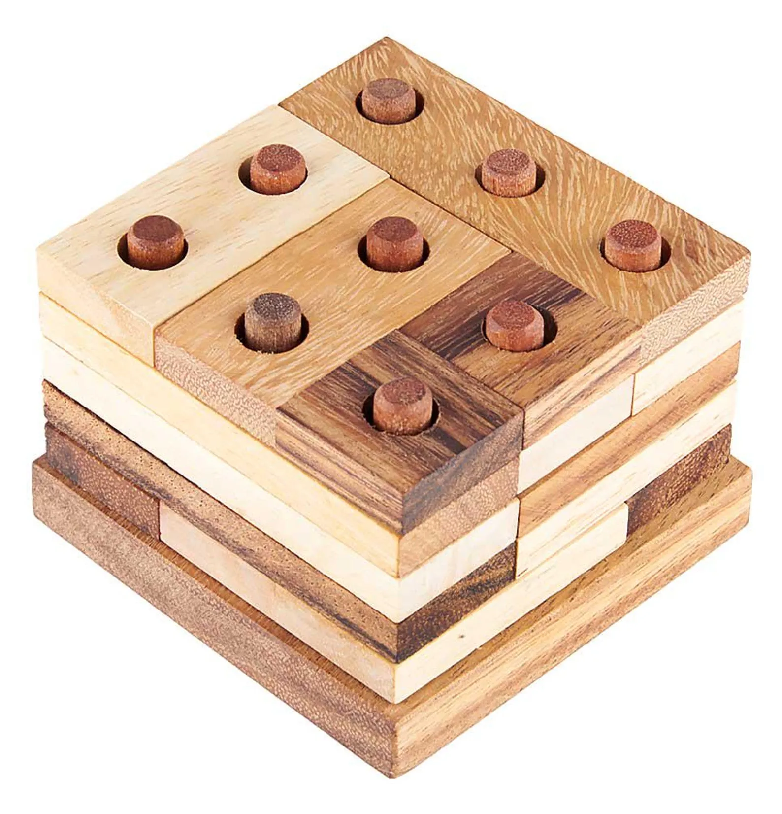 Tuscany Tower Wooden Stacking Puzzle For Shelf Display