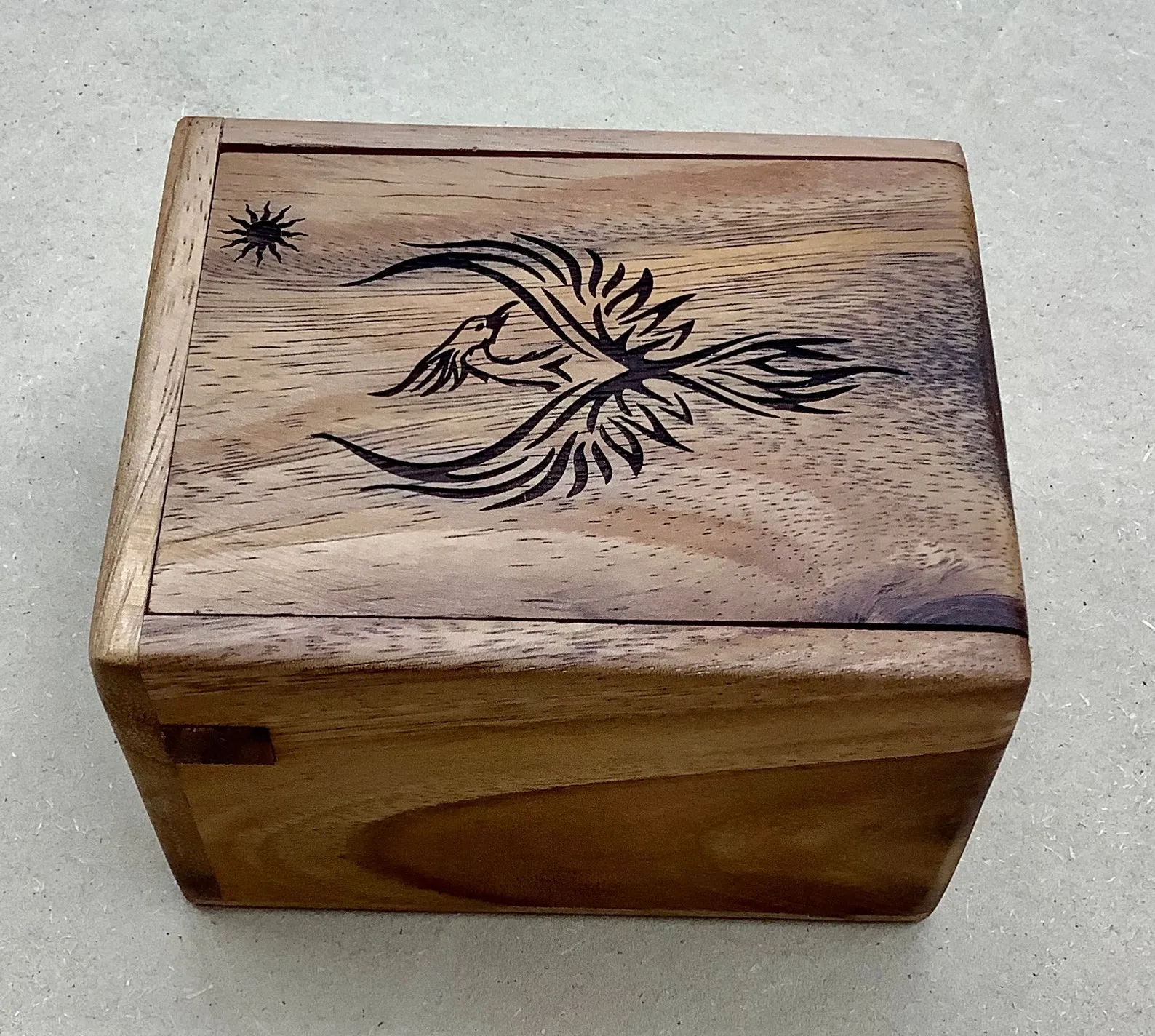 Egyptian Theme Maple Wooden Sequential Discovery Puzzle Box - Image 3