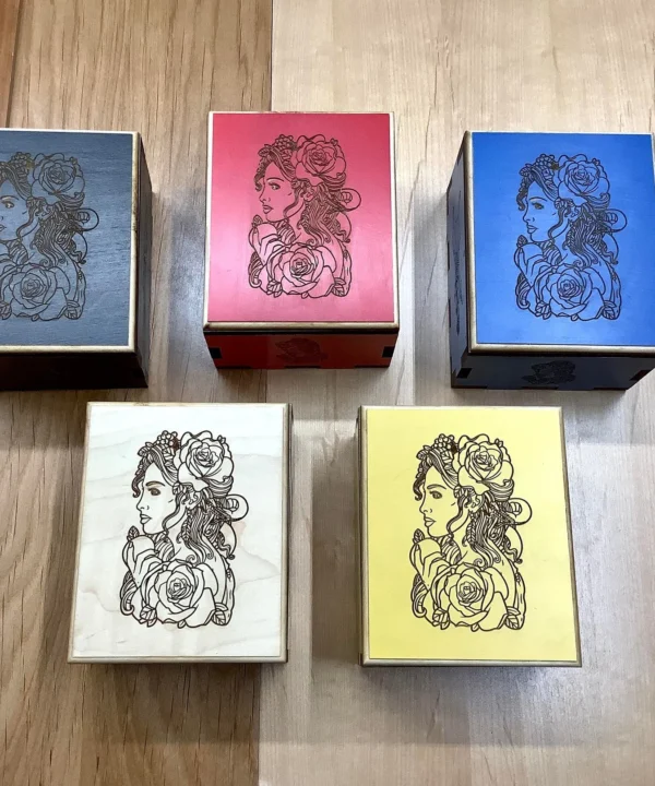 Wood Puzzle Gift Card & Money Box Belle Lock Box